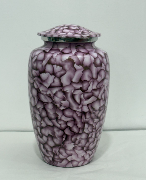 Amethyst Mosaic Cremation Urn