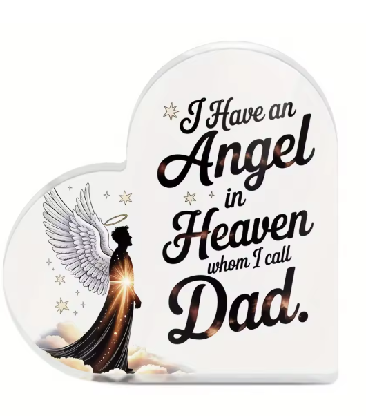 Always My Dad, Forever My Hero Acrylic Keepsake
