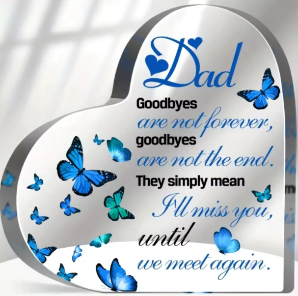 In Loving Memory of Dad Acrylic Keepsake