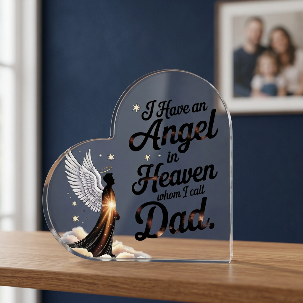 Always My Dad, Forever My Hero Acrylic Keepsake